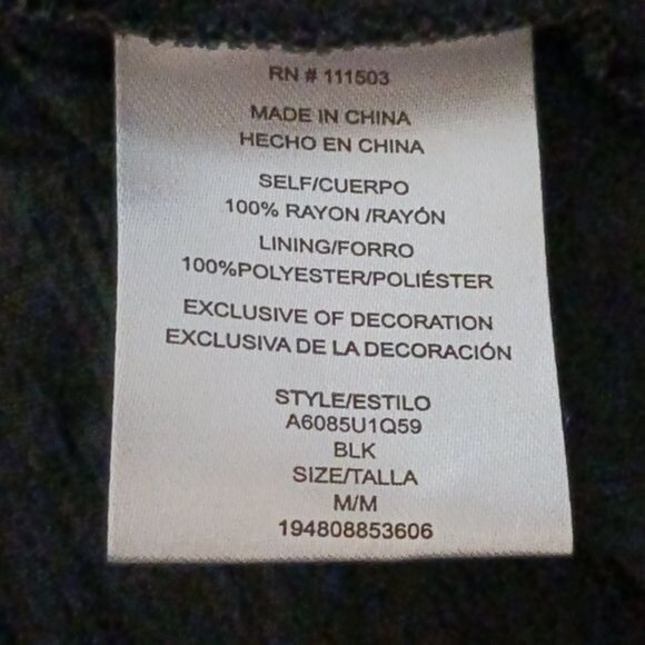 NEW Lily Rose Black Empire Waist Mini Dress, Size M, Flutter Sleeve Skater Dress - Picture 11 of 16